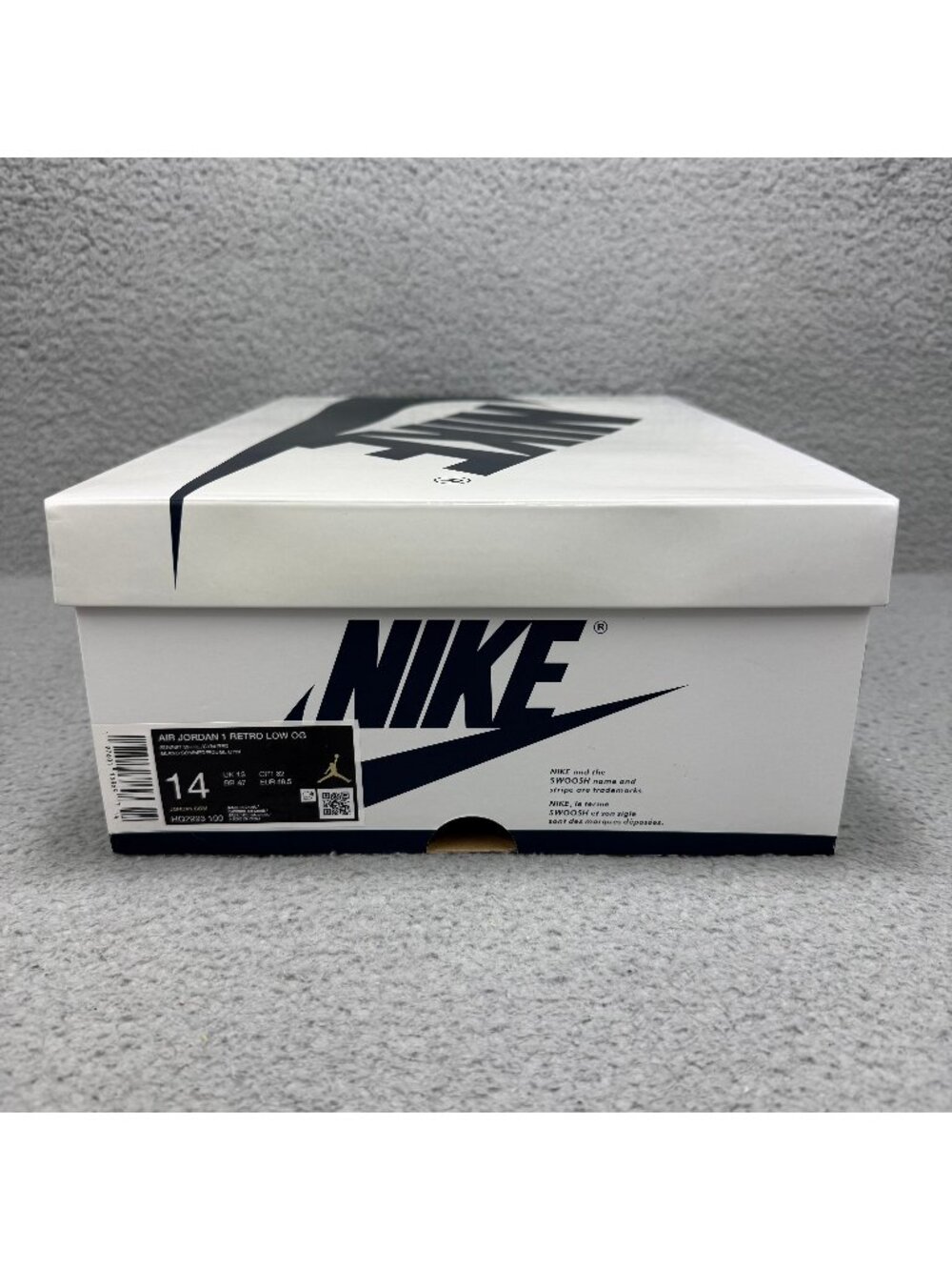 Jordan 1 Low Mens 14 Shoes Howard University Nike Air Retro OG 2024 Sneakers - Picture 8 of 10